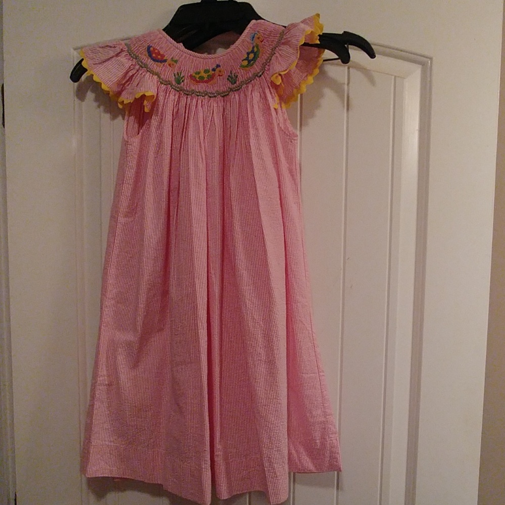 Beautiful smocked dress.